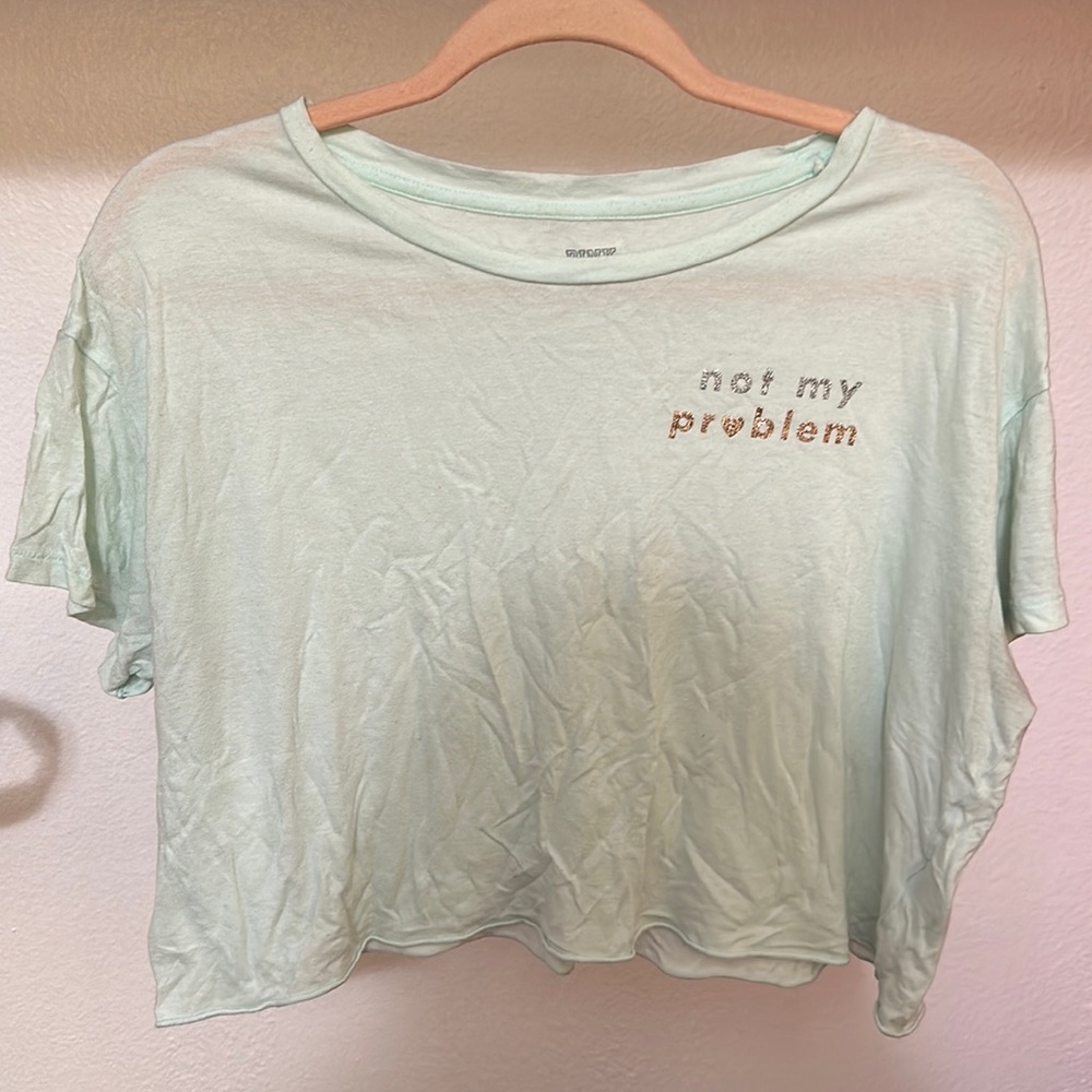 PINK Cropped Tee